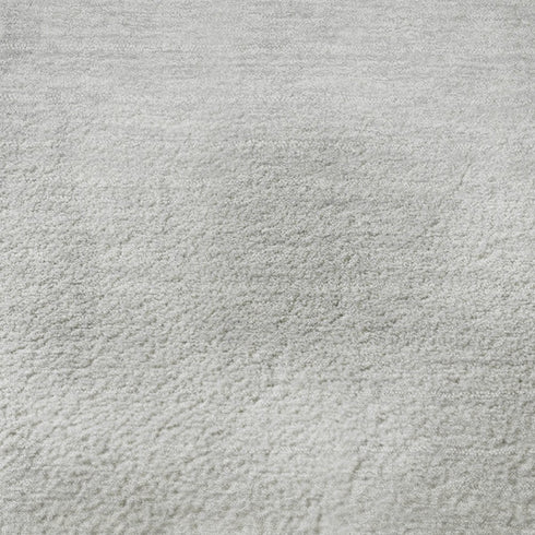 5' X 8' Gray And Ivory Abstract Washable Area Rug With UV Protection