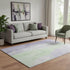 5' X 8' Lavender And Ivory Abstract Washable Area Rug With UV Protection