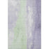 5' X 8' Lavender And Ivory Abstract Washable Area Rug With UV Protection