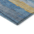 8' X 10' Blue And Gold Abstract Washable Area Rug With UV Protection