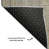 8' X 10' Coffee And Blue Abstract Washable Area Rug With UV Protection