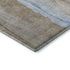 8' X 10' Coffee And Blue Abstract Washable Area Rug With UV Protection