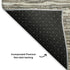 5' X 8' Beige And Taupe Striped Washable Area Rug With UV Protection