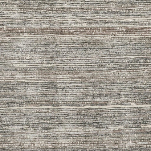 5' X 8' Beige And Taupe Striped Washable Area Rug With UV Protection