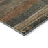 5' X 8' Fern Green And Copper Geometric Washable Area Rug With UV Protection