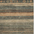 5' X 8' Fern Green And Copper Geometric Washable Area Rug With UV Protection