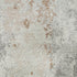 8' Coral And Ivory Abstract Washable Round Rug With UV Protection