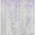 5' X 8' Lavender And Ivory Abstract Washable Area Rug With UV Protection
