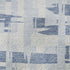 5' X 8' Blue And Ivory Striped Washable Area Rug With UV Protection