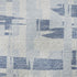 8' X 10' Blue And Ivory Striped Washable Area Rug With UV Protection