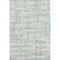 5' X 8' Mint Green And Ivory Striped Washable Area Rug With UV Protection