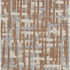 5' X 8' Rust And Ivory Striped Washable Area Rug With UV Protection
