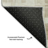 8' X 10' Taupe And Beige Striped Washable Area Rug With UV Protection