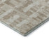 8' X 10' Taupe And Beige Striped Washable Area Rug With UV Protection