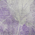 5' X 8' Lavender And Ivory Floral Washable Area Rug With UV Protection