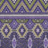 5' X 8' Purple And Fern Green Tribal Washable Area Rug With UV Protection