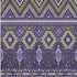 5' X 8' Purple And Fern Green Tribal Washable Area Rug With UV Protection