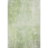 9' X 12' Artichoke Green And Ivory Abstract Washable Area Rug With UV Protection