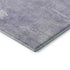 9' X 12' Lavender And Ivory Abstract Washable Area Rug With UV Protection