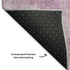 5' X 8' Pink And Ivory Abstract Washable Area Rug With UV Protection