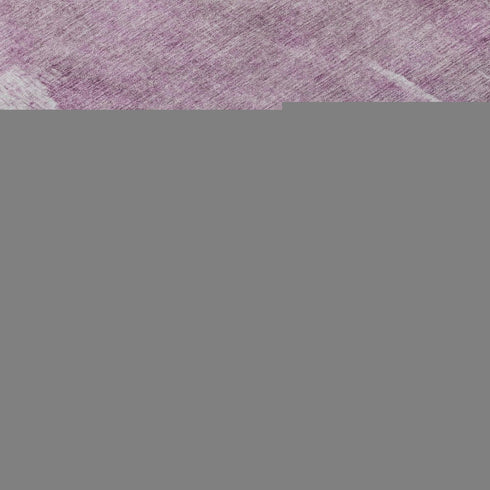 5' X 8' Pink And Ivory Abstract Washable Area Rug With UV Protection