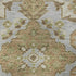 5' X 8' Beige And Tan Floral Medallion Washable Area Rug With UV Protection