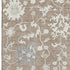 8' X 10' Taupe Ivory And Gray Floral Washable Area Rug With UV Protection