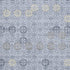 5' X 8' Blue And Ivory Geometric Washable Area Rug With UV Protection