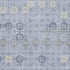 8' X 10' Blue And Ivory Geometric Washable Area Rug With UV Protection
