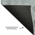 8' X 10' Teal And Gray Geometric Washable Area Rug With UV Protection