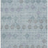 8' X 10' Teal And Gray Geometric Washable Area Rug With UV Protection