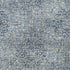 5' X 8' Blue Gray And Ivory Damask Washable Area Rug With UV Protection