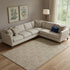 9' X 12' Copper And Beige Damask Washable Area Rug With UV Protection