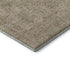 9' X 12' Copper And Beige Damask Washable Area Rug With UV Protection