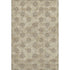 5' X 8' Gold And Taupe Damask Washable Area Rug With UV Protection