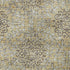 5' X 8' Gold And Taupe Damask Washable Area Rug With UV Protection