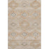 9' X 12' Copper And Gray Geometric Washable Area Rug With UV Protection