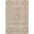 9' X 12' Copper And Gray Geometric Washable Area Rug With UV Protection