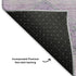 9' X 12' Lavender And Gray Geometric Washable Area Rug With UV Protection
