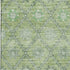 8' X 10' Green And Gray Geometric Washable Area Rug With UV Protection
