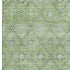 8' X 10' Green And Gray Geometric Washable Area Rug With UV Protection