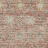 5' X 8' Terra Cotta And Beige Geometric Washable Area Rug With UV Protection