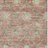 8' X 10' Terra Cotta And Beige Geometric Washable Area Rug With UV Protection