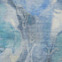 5' X 8' Blue Gray And Ivory Floral Washable Area Rug With UV Protection