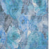 5' X 8' Blue Gray And Ivory Floral Washable Area Rug With UV Protection