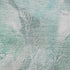 8' Teal Gray And Ivory Floral Washable Round Rug With UV Protection