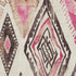 5' X 8' Linen Pink And Ivory Geometric Washable Area Rug With UV Protection