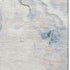 5' X 8' Beige Blue And Ivory Abstract Washable Area Rug With UV Protection