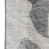 5' X 8' Beige Blue And Ivory Abstract Washable Area Rug With UV Protection