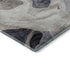 8' X 10' Beige Blue And Ivory Abstract Washable Area Rug With UV Protection